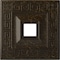Ekena Millwork Eris Medallion (Canopies up to 9 7/8"), 18"W x 18"H x 3 1/2"ID x 1 1/8"P, Stone Hearth Crackle CM18ERSHC - alternate 1